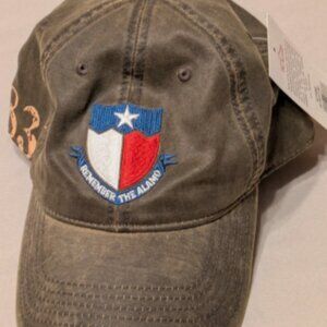 Remember The Alamo Org Green Embroidered Front Patch Printed Side - NWT